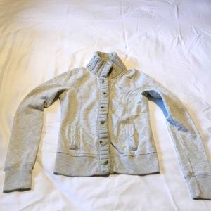 Abercrombie & Fitch sweater button up sweater XS beige